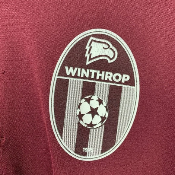 Adidas Winthrop 1975 Soccer #7 Quarter Zip Long Sleeve Shirt Mens Size Medium - Picture 3 of 6